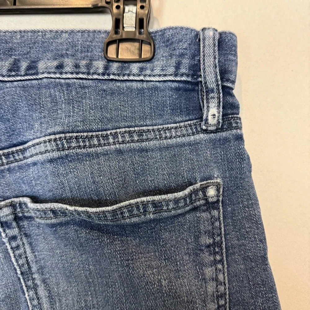 Banana Republic Jeans Mens 31x30 Blue Medium Wash Slim Tapered Stretch Denim